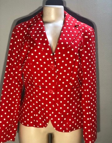 RED Cotton Jacket