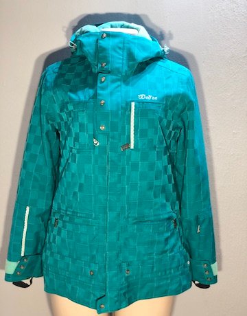 Wed'ze TURQUOISE Ski Jacket - Size Euro 40 / UK 36