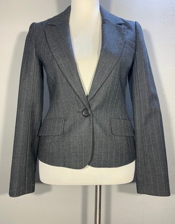Endless Spirit Grey Blazer 100% wool- Size 8
