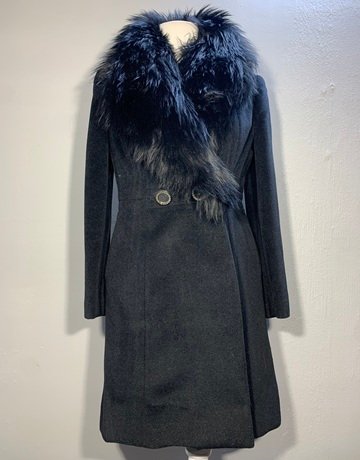 Denheim Black Coat- Size 36