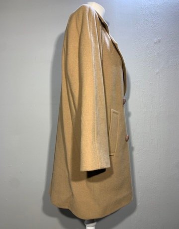 Aquascutum of London Brown Pure New Wool Coat- Size SA 40 / UK 16 / Extra Large