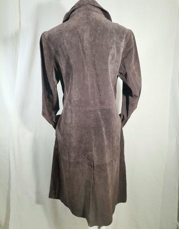 DEFINE Brown Leather Coat – Size L/36/12