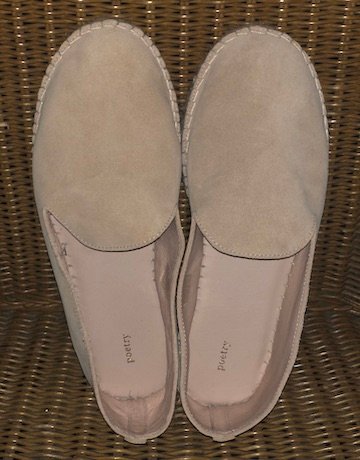 Poetry CREAM Suede Espadrilles Shoes – Size 6