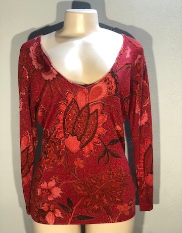 Desiqual RED Top - Size Extra Large (Small make)