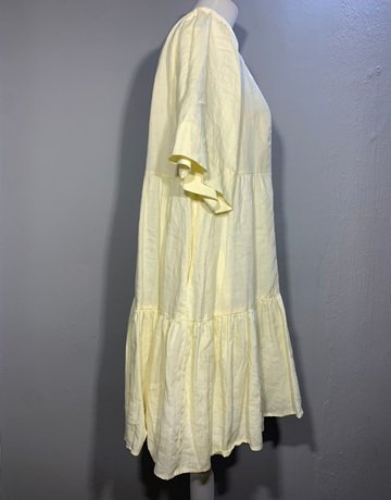 Country Road Yellow Cotton Dress- Size 14