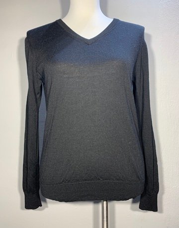 Uniqlo Black Pure Wool Top- Size M