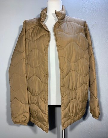 Old Khaki Brown Jacket- Size Medium