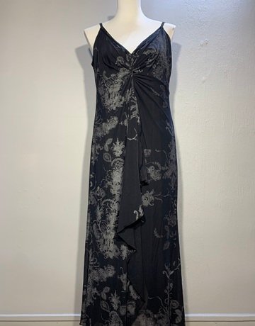Carol Zee Black And Silver Dress- Size 40