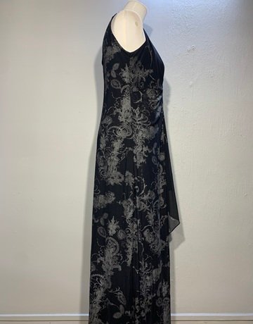 Carol Zee Black And Silver Dress- Size 40