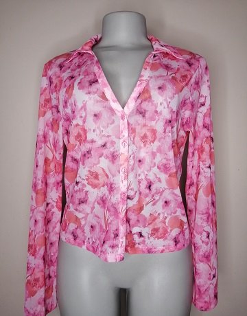 Stradivarius Mesh Shirt - Size Large