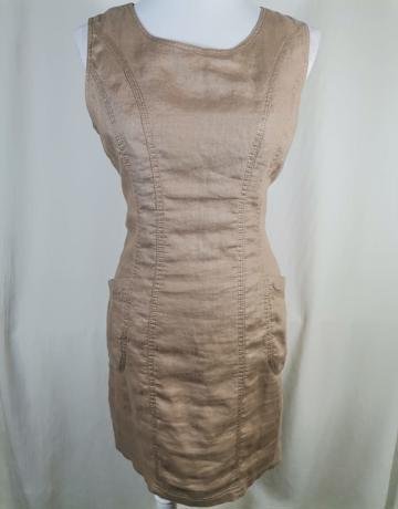 ESCANDELLE Paris Beige Dress - Size L/36/12