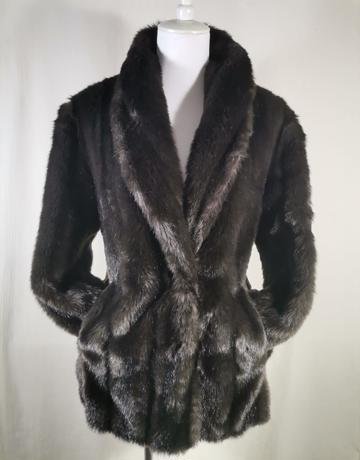 SEGAL INT. Faux Fur Coat - Size XL/38/14