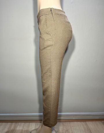 Stefanel BEIGE , BLACK and CREAM Patterned Pants – Size Eur 38 / UK 10 / USA 8