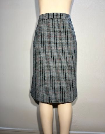 Saint Honoré Vintage GREY Wool Blend Skirt - Size Eur 40 / UK 36 ?