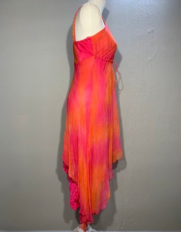 Aftershock Orange And Pink Dress- Size Large