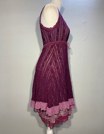 New Vintage Purple Dress- Size Small
