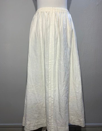 Country Road Linen White Skirt- Size 8