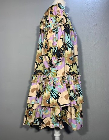 ONE Floral Colourful Dress- Size Small