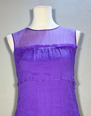Nu Collective Purple Silk Top – Size Medium