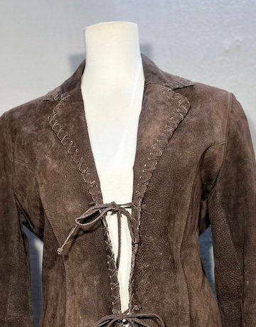 Vintage Pointer Suede Jacket Size UK 34