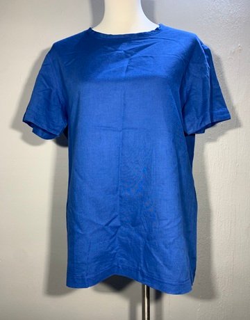 Hugo Flear Blue Linen Top- Size 30/32