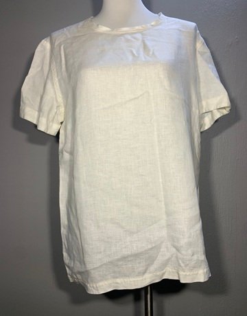 Hugo Flear White Linen Top- Size 30/32