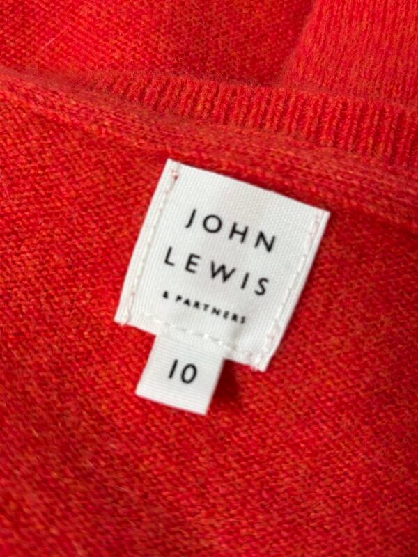 JOHN LEWIS Cashmere Cardigan Size 10 - Image 6