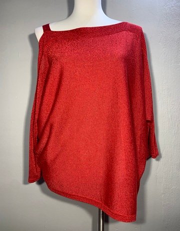 Joseph Ribkoff Red Top- Size Large