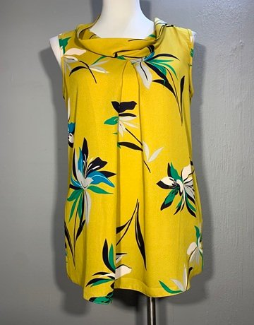 Paraphrase Yellow Top- Size Medium