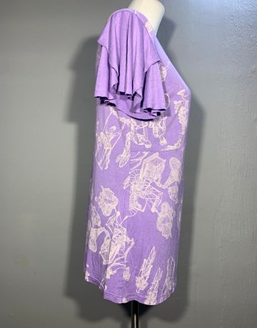 Maya Prass Purple Viscose Blend Top- Size 40