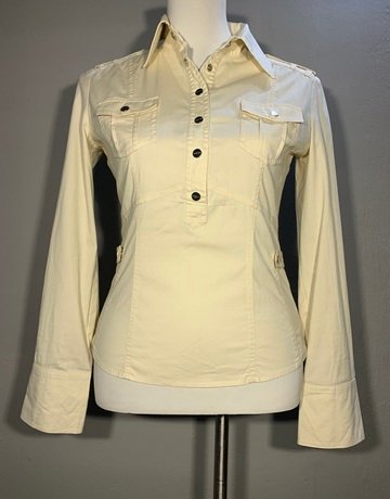 Karen Millen Cream Shirt- Size UK10