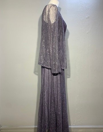 HipHop Purple Jacket And Dress Set- Size 38