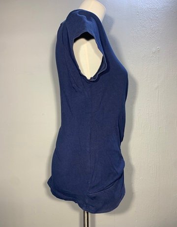 New Vintage Navy Blue Top- Size Extra Large