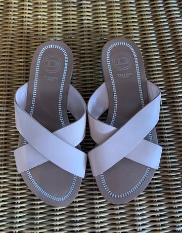 Dune London Pink And Brown Sandal- Size 3/36