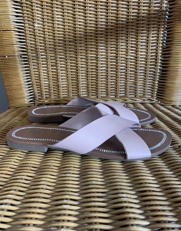 Dune London Pink And Brown Sandal- Size 3/36