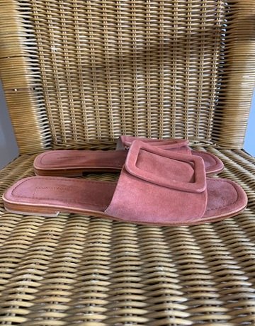 Country Road Pink Leather Sandal- Size 42