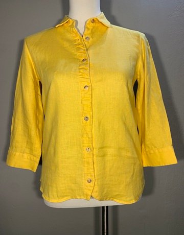 Indian Summer Yellow Shirt- Size Extra Small