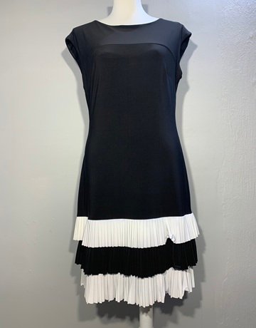 Frank Lyman Black And White Dress- Size UK16