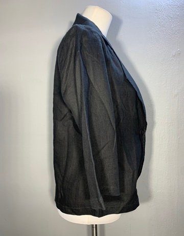 Hugo Flear Black Pure Linen Jacket- Size 34-36