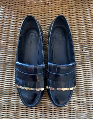 Country Road Black Loafer- Size 35