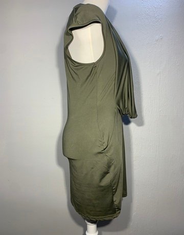 Green Cotton Dress (No Brand Name)- Size Medium