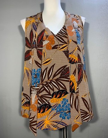 Desray Patterned Top- Size 34