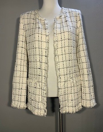 IRO Black And White Jacket- Size 36