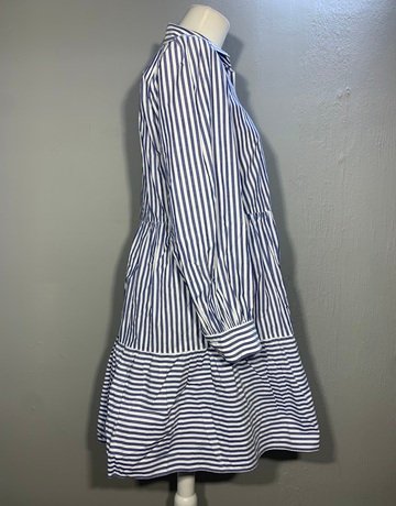 Witchery Blue And White Cotton Dress- Size 8