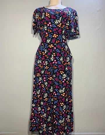 Princess Highway Black Floral Jumpsuit- Size 10