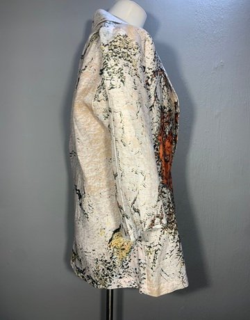 Hugo Flear Orange Pure Linen Jacket- Size 34/36