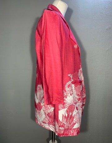 Hugo Flear Pink Pure Linen Jacket- Size 38/40