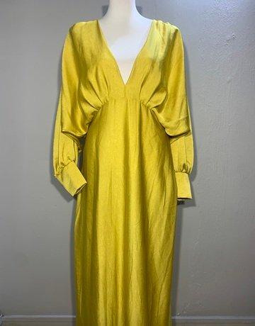 Rosey & Vittori Yellow Dress- Size Extra-Small ( Oversize)