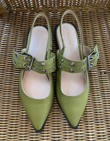 Poetry Avocado Green Sandals- Size 38 ( NEW)