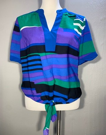 Per Una Blue Top- Size 12